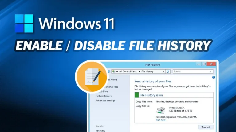 enable disable history