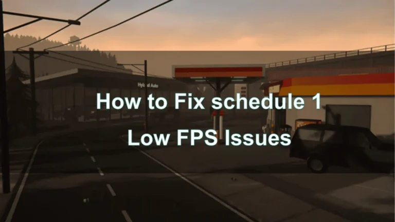 how to fix low fps issue